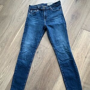 Ag Adriano Goldschmied Dark Blue Skinny Jeans